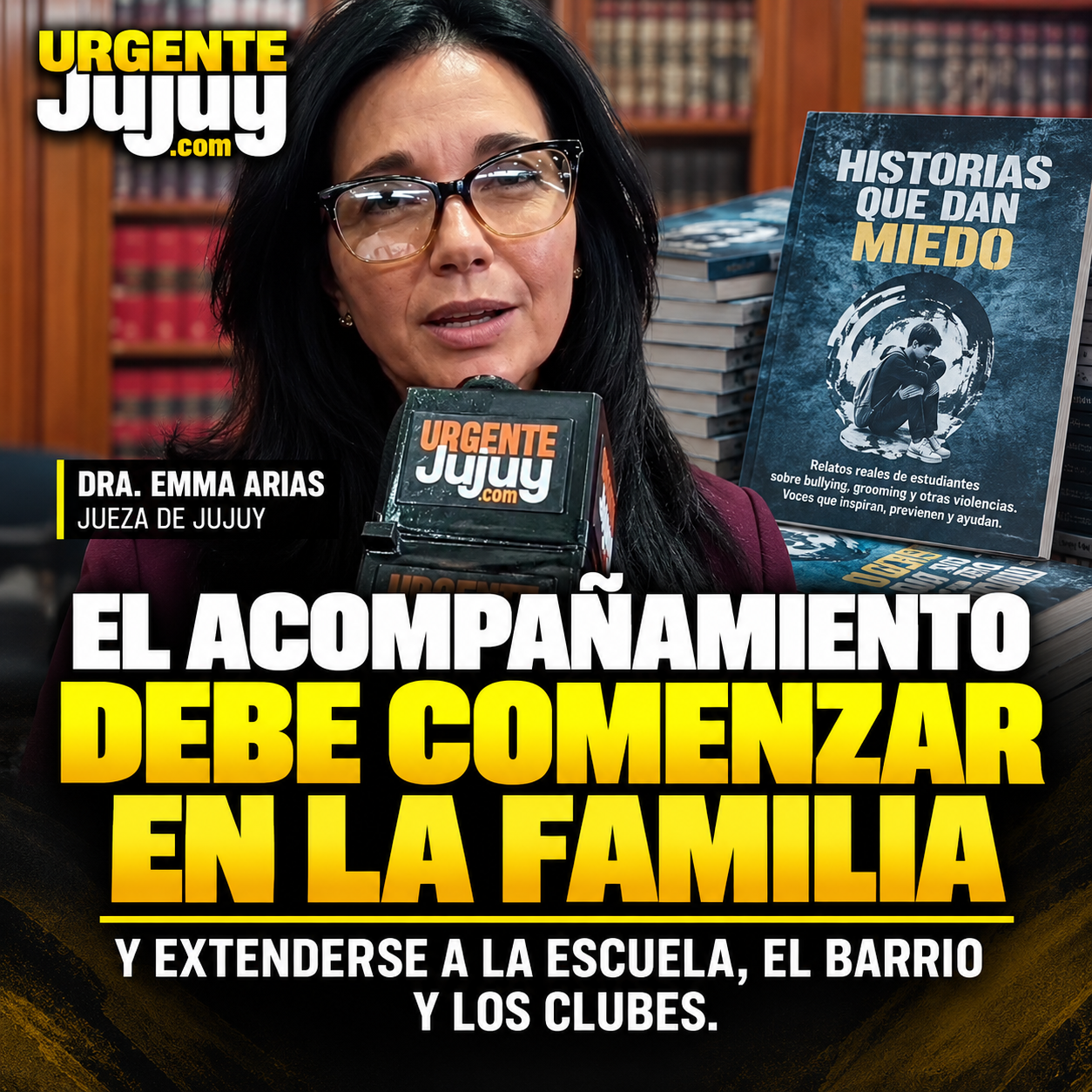 Emma Arias: “El acompañamiento debe comenzar en la familia y extenderse a la escuela, el barrio y los clubes”